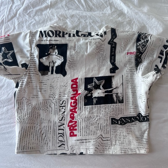 With Jean Newspaper T-shirt (S) - Picture 3 of 3